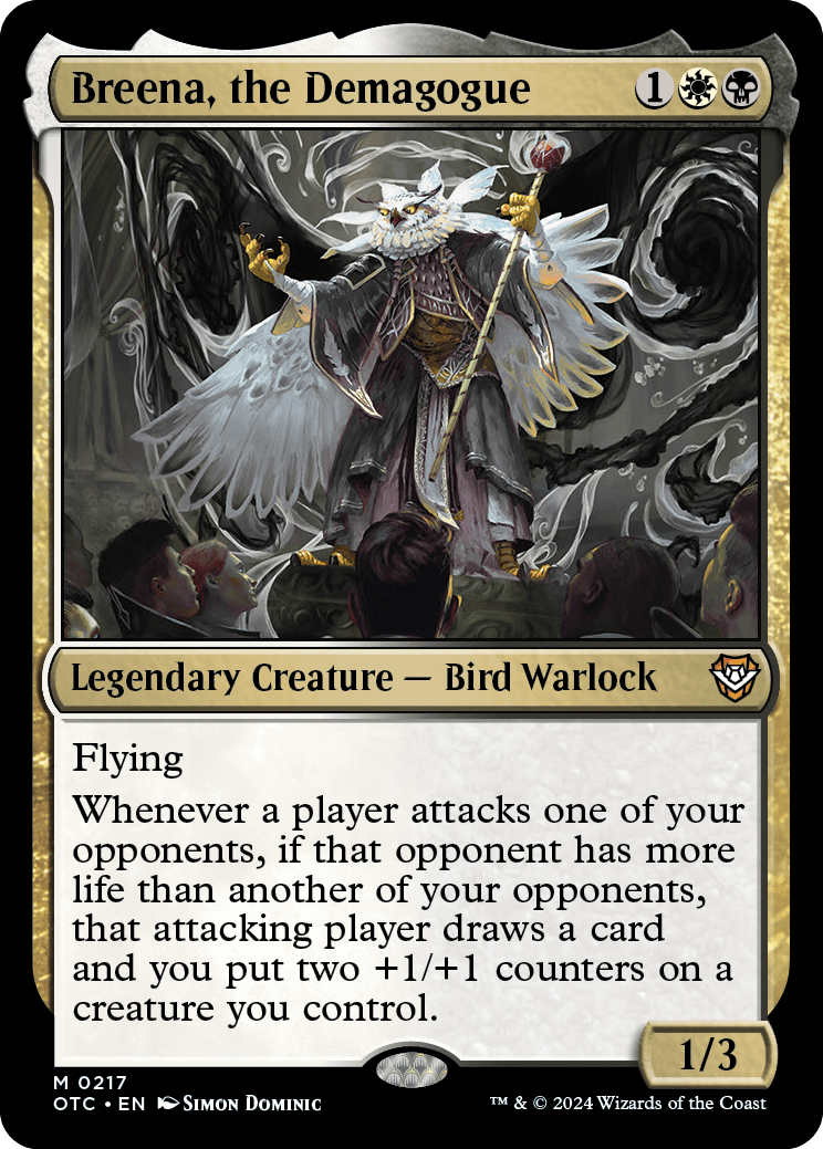 Breena, the Demagogue | Outlaws of Thunder Junction Commander Decks ...