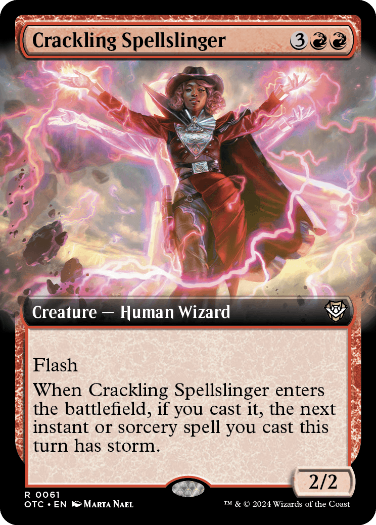 Crackling Spellslinger | Outlaws of Thunder Junction Commander Decks  Variants | Commander | Card Kingdom