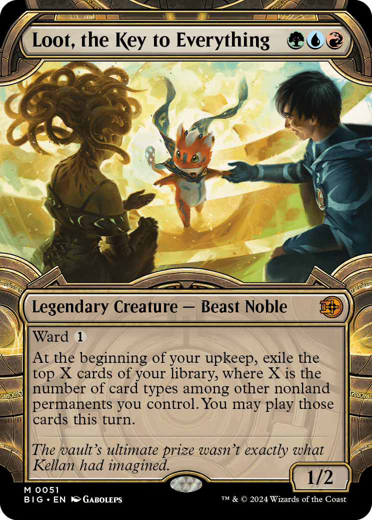 Loot, the Key to Everything | Outlaws of Thunder Junction The Big Score  Foil | Card Kingdom