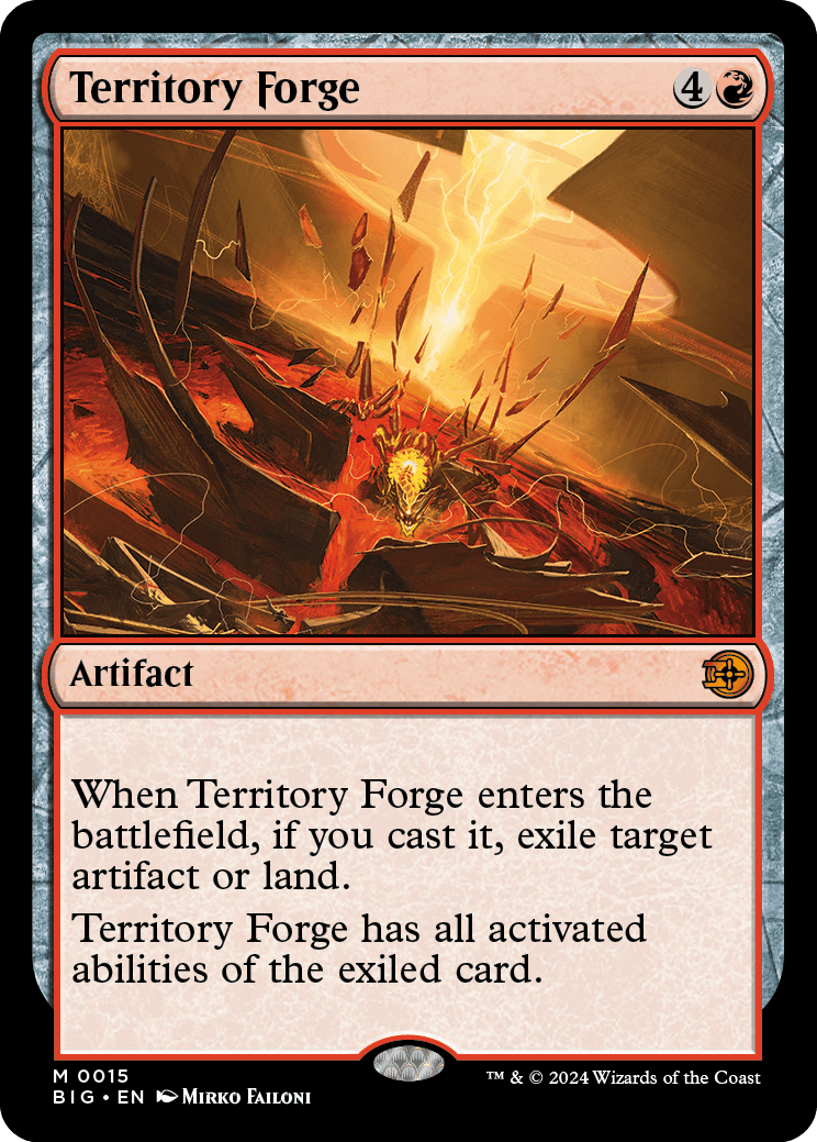 big score mtg card Magic The Gathering - Outlaws of Thunder Junction - The nothing more. Vaultborn Tyrant (The Big Score)