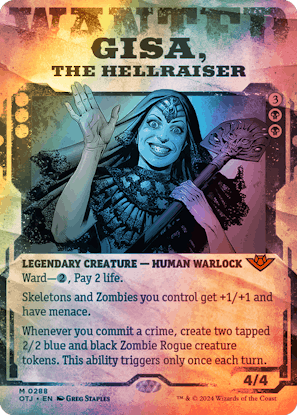 Gisa, the Hellraiser | Outlaws of Thunder Junction Variants Foil 