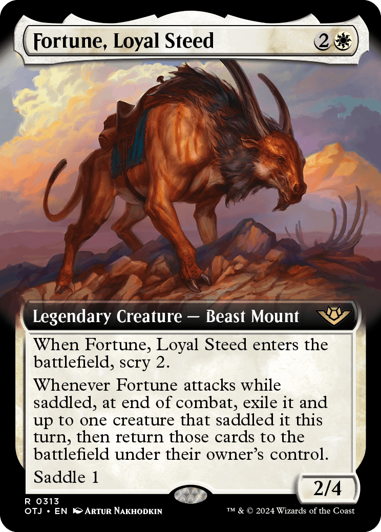 Fortune, Loyal Steed | Outlaws of Thunder Junction Variants | Standard |  Card Kingdom