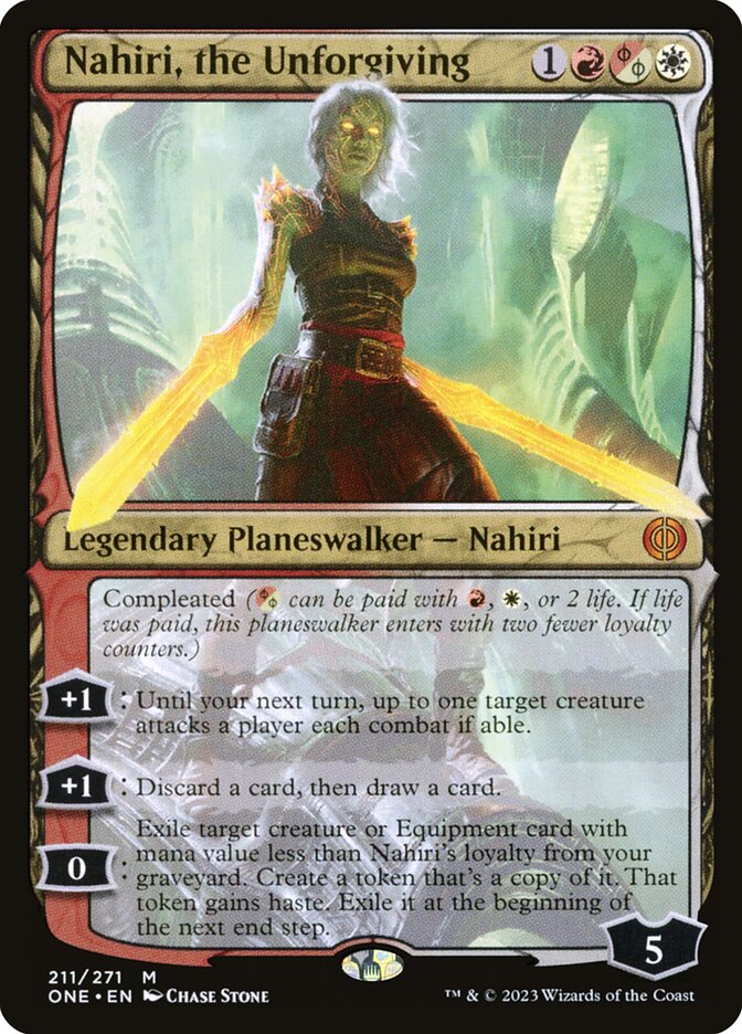 Nahiri, the Unforgiving | Phyrexia: All Will Be One | Standard | Card  Kingdom