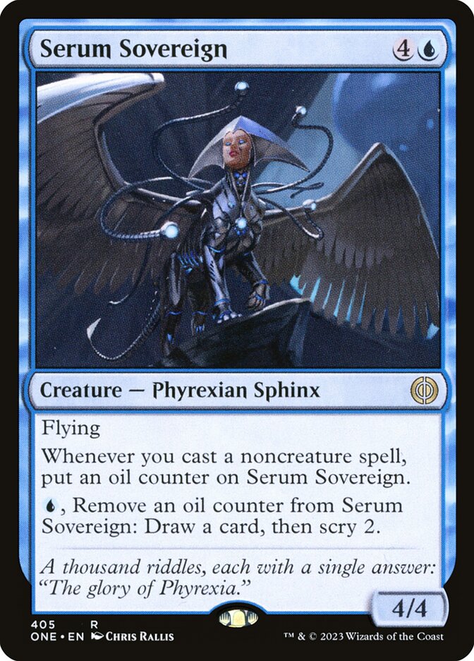 Magic: The Gathering - Elesh Norn, Mother Of Machines (Borderless) - Phyrexia: All Will Be One - Mythic Rare