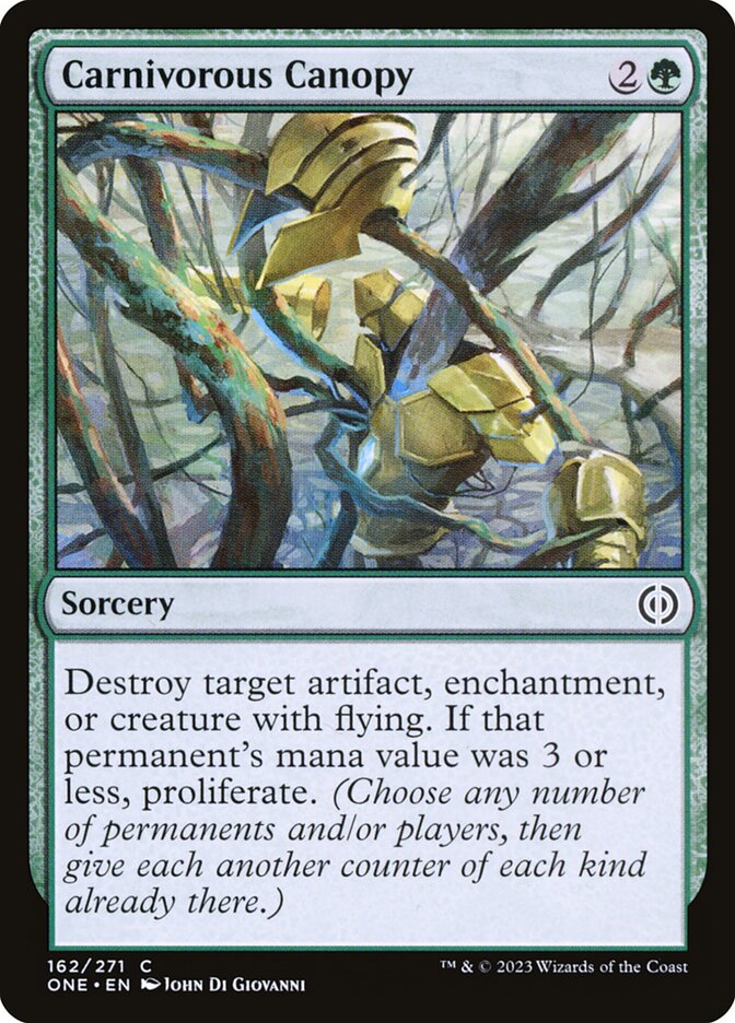 【2XMVIP】クリーチャーFoil4枚セット Carnivorous Canopy | Phyrexia: All Will Be One Foil | Standard