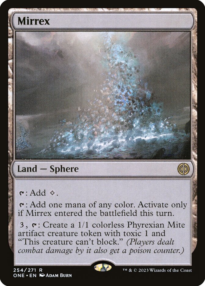 mtg phyrexia all will be one card kingdom Magic the Gathering Phyrexia: All Will Be One Rare Mirrex #254