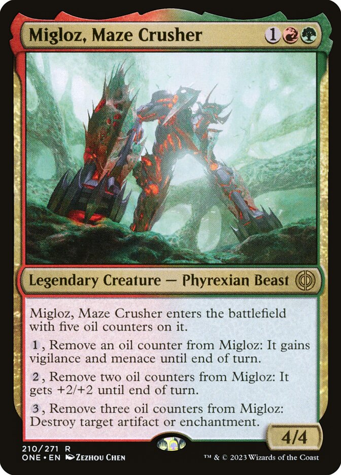 Migloz, Maze Crusher | Phyrexia: All Will Be One | Standard | Card