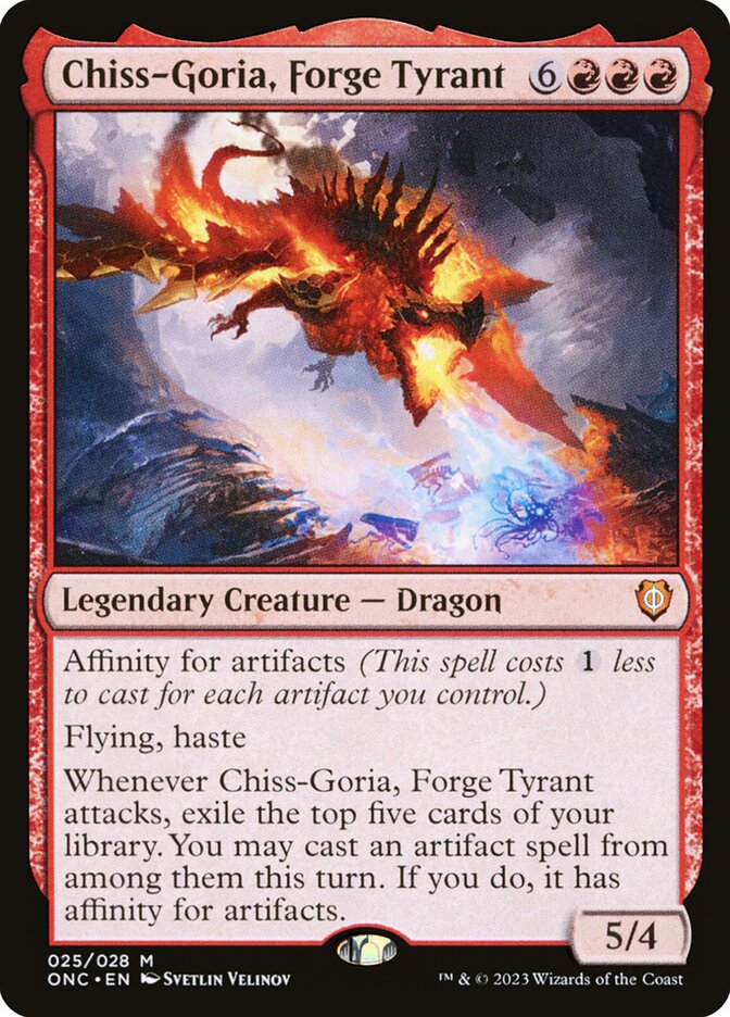 mtg forge commander decks Chiss-Goria, Forge Tyrant | Phyrexia: All Will Be One Commander Decks |  Commander
