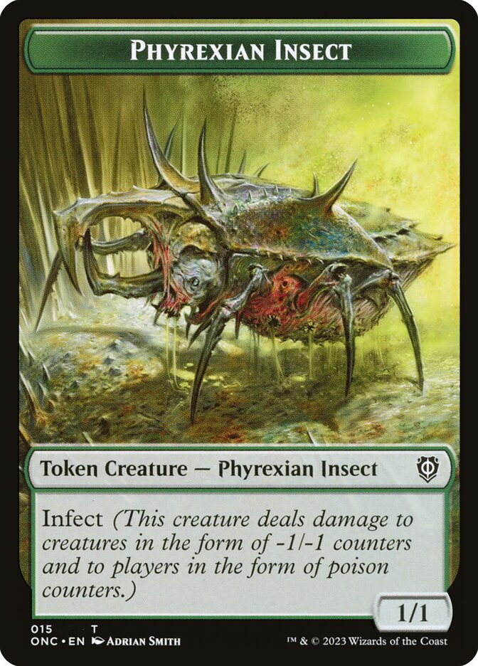 mite cards mtg Skrelv, Defector [Phyrexia: All Will Be One Prerelease Promos] Pair with Prismatic Defender Holographic Card Sleeves or Perfect Fits for an extra Mite 1 - TOKEN 