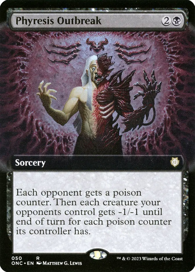 mtg commander decks phyrexia all will be one Magic: The Gathering Phyrexia: create three 1/1 colorless Phyrexian Mite artifact creature tokens with toxic 1 and This creature cant block Magic the Gathering Phyrexia: All