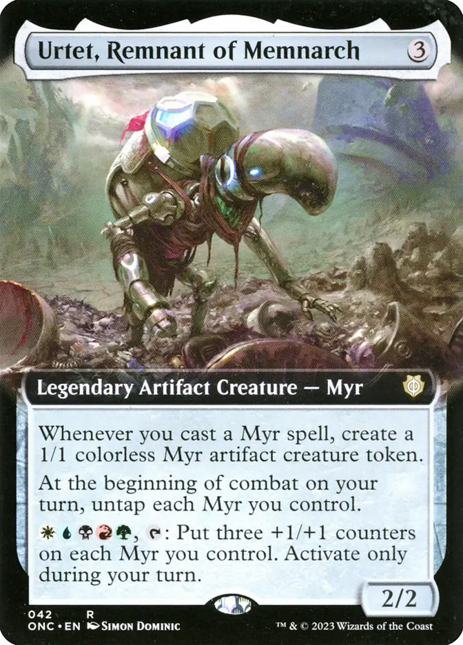 mtg memnarch commander deck Urtet, Remnant of | Phyrexia: All Will Be One Decks Variants | Commander (This effect lasts indefinitely.) (This effect lasts indefinitely.) Urtet, Remnant of Memnarch MYR