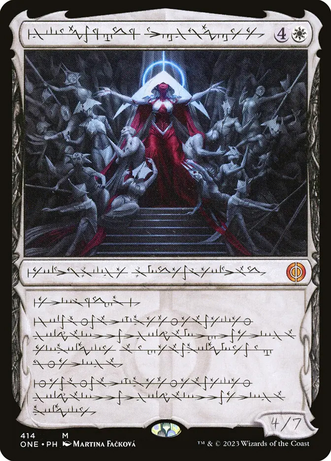 phyrexia all will be one collector booster box card list Magic The Gathering: One: Set Display sided token Phyrexia: All Will Be One