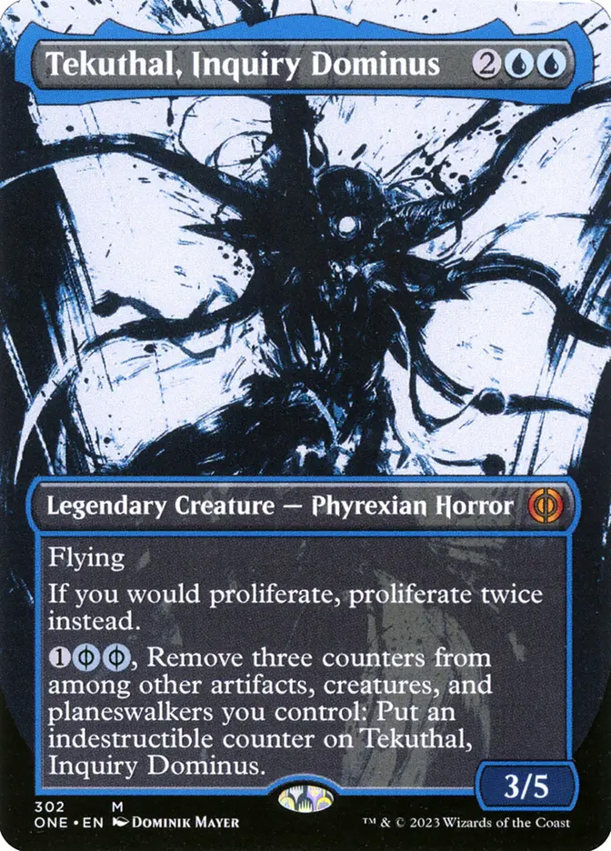 mtg phyrexia art cards White Sun's Twilight Card [Phyrexia: All Will Be One Art Series] Art Card 71: Phyrexian Obliterator