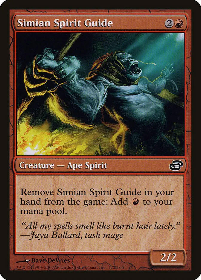 mtg cards like simian spirit guide MtG Planar Chaos Common Foil Simian Spirit Guide #122