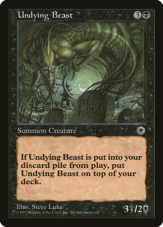 mtg undying cards Undying Beast | Portal