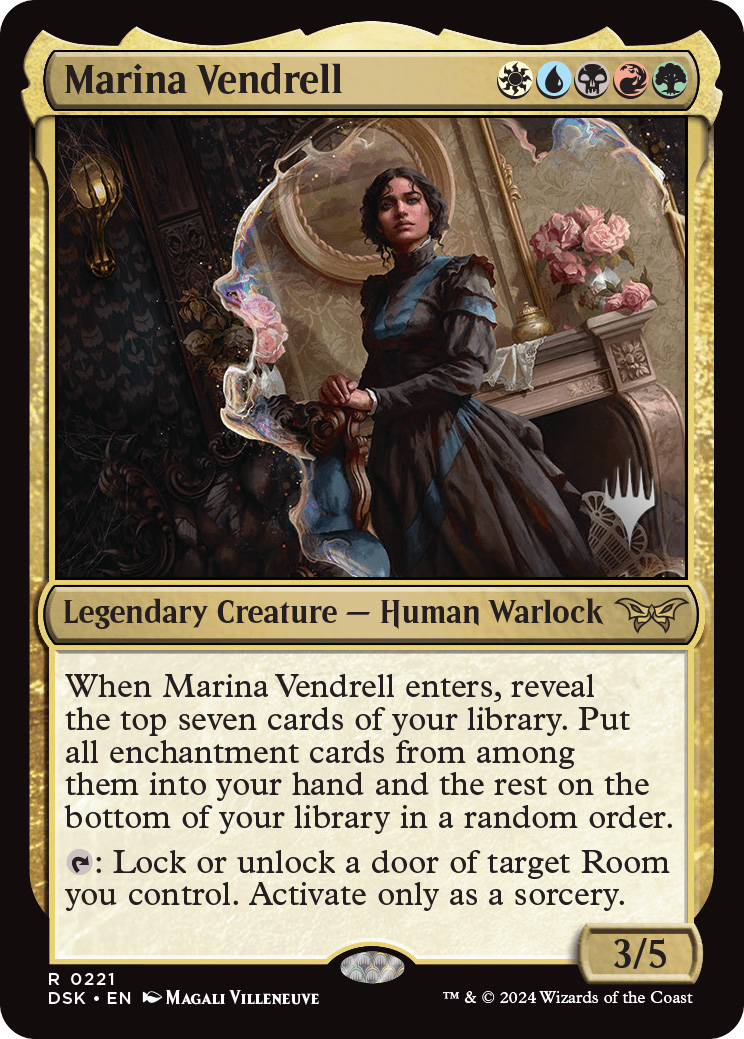 mtg marina vendrell commander deck Custom Put all enchantment cards from among them into your hand and the rest on the bottom of your library in a random order.T Magic Deck commander Marina Vendrell