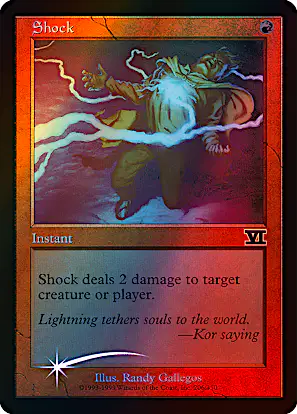 shock mtg card - Aether Revolt MAGIC INSTANT Sudden Shock deals 2 damage to any target Consign to Cosmos // Shock
