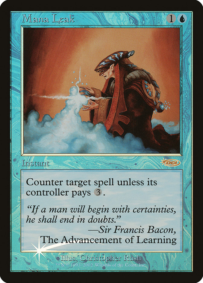 mtg マナ漏出 Mana Leak  foil サインド Mana Leak | Magic 2012 - Japanese | Star City Games