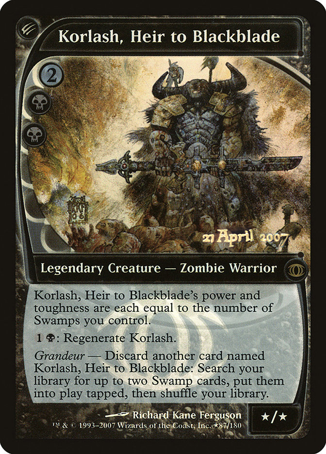 Korlash, Heir to Blackblade | Promotional | Card Kingdom