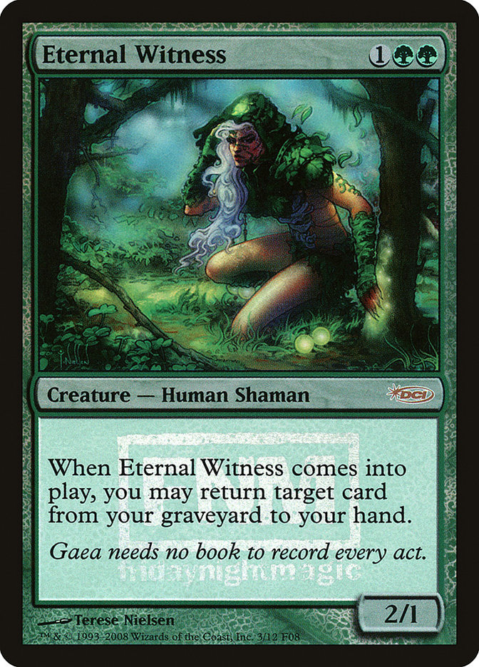 mtg cards like eternal witness [286] [Commander Masters] [Foil]  Face to Face Games 2/1 Illustrated by Keith Garletts. Eternal Witness | Promotional |