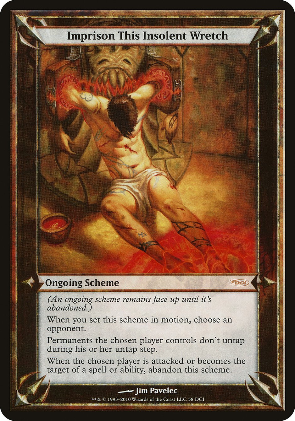 mtg card imprison Magic: the Gathering - Imprison This Insolent Wretch main image 1