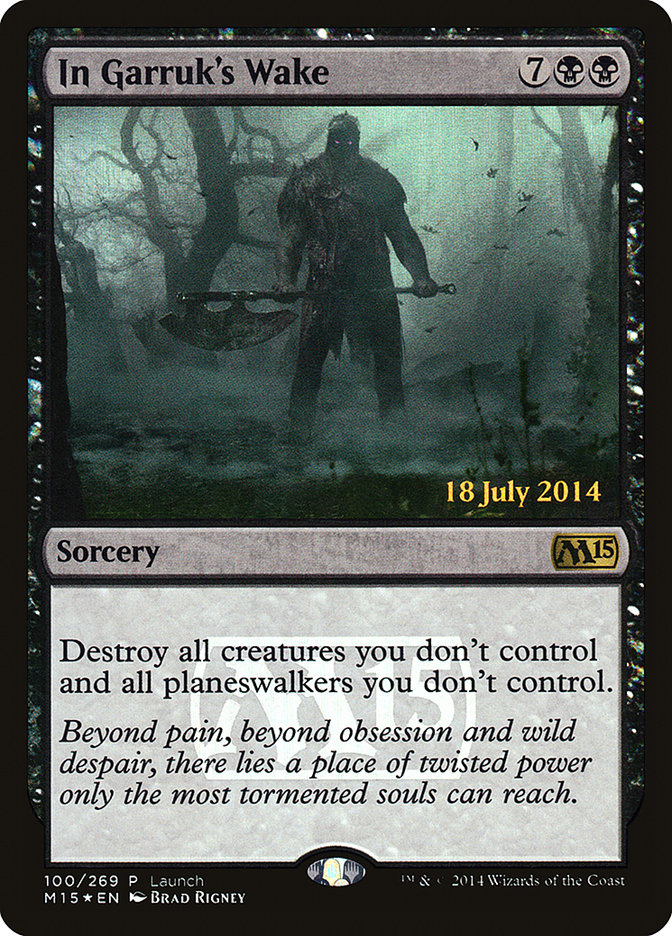 Magic The Gathering Garruk Wildspeaker Plaqué Argent Métal Carte