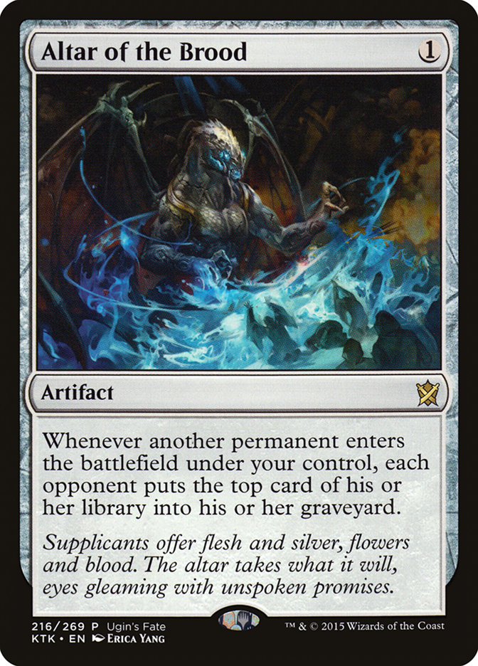 card kingdom flesh and blood Altar of the Brood | Promotional