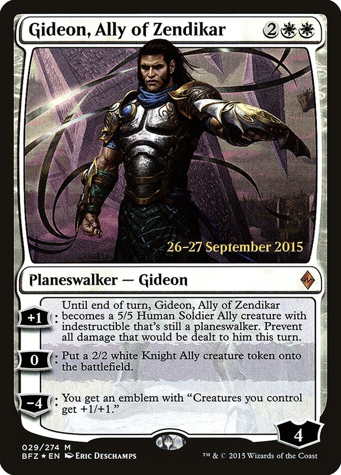 Gideon, Ally of Zendikar | Promotional | Card Kingdom