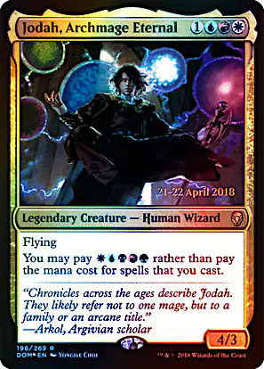 mtg jodah archmage eternal commander deck Jodah, - EDH Budget Tech $25 4/3 Illustrated by Yongjae Choi. Any suggestion for a strong