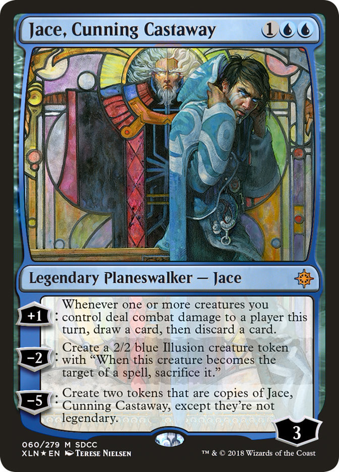mtg sdcc cards Magic 2016 The Gathering Exclusive Planeswalker Zombie Chandra, Flamecaller Foil Card : Toys & Games Create a 2/2 blue Illusion creature token with When this creature becomes the target of a spell The Magic Librarities