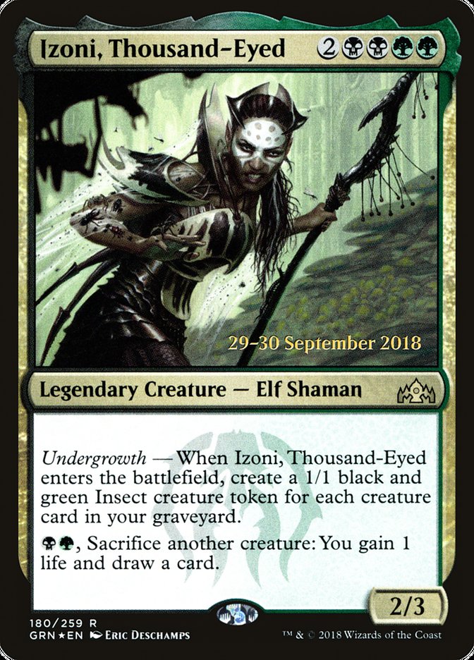 mtg black green cards Glarb, Calamity's Augur main image 0