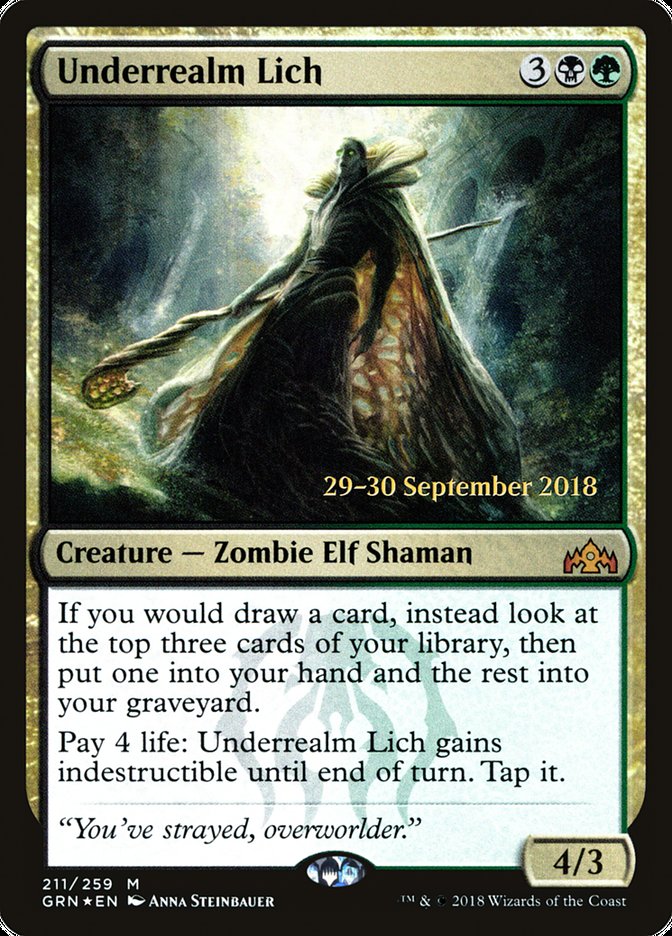 mtg lich cards Amazon.com: Magic: the Gathering - Lich Lord of UNX main image 0