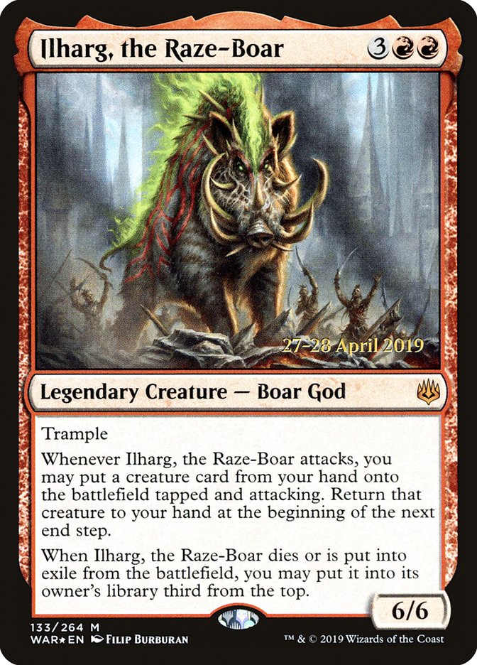 mtg boar cards Token [Innistrad: Crimson Vow Tokens] you may put it into its owners library third from the top. Magic The Gathering - Boar