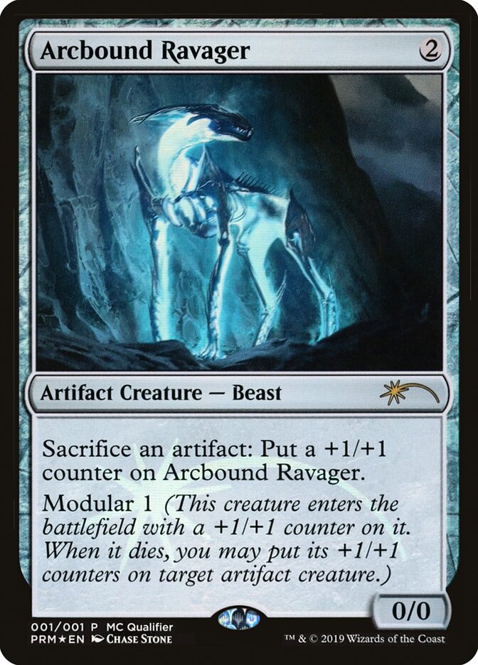Magic: The Gathering - Arcbound Ravager - Darksteel Cards Magic: The  Gathering Card - Arcbound Ravager (Darksteel Set, Rare) Artifact Creature  Card For Decks