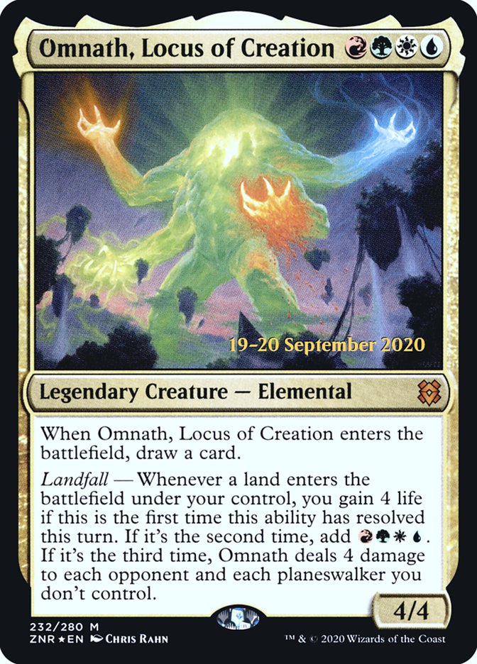 locus cards mtg Landfall - Omnath Locus of Rage main image 0