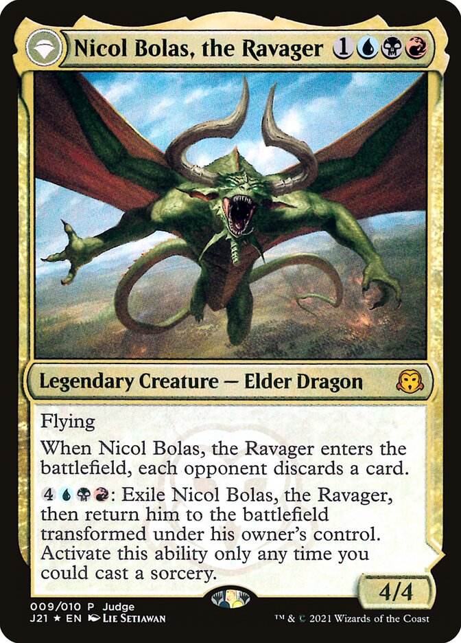 ally cards mtg Nicol Bolas, the Ravager // Nicol Bolas, the Arisen [9] [Judge Gift Cards  2021] [Foil] – Face to Face Games