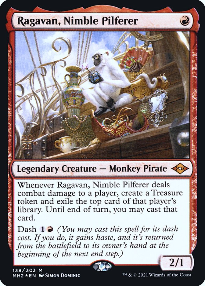 ragavan final fantasy mtg Ragavan, Nimble Pilferer | Promotional you may cast that card. Magic the Gathering Final Fantasy: