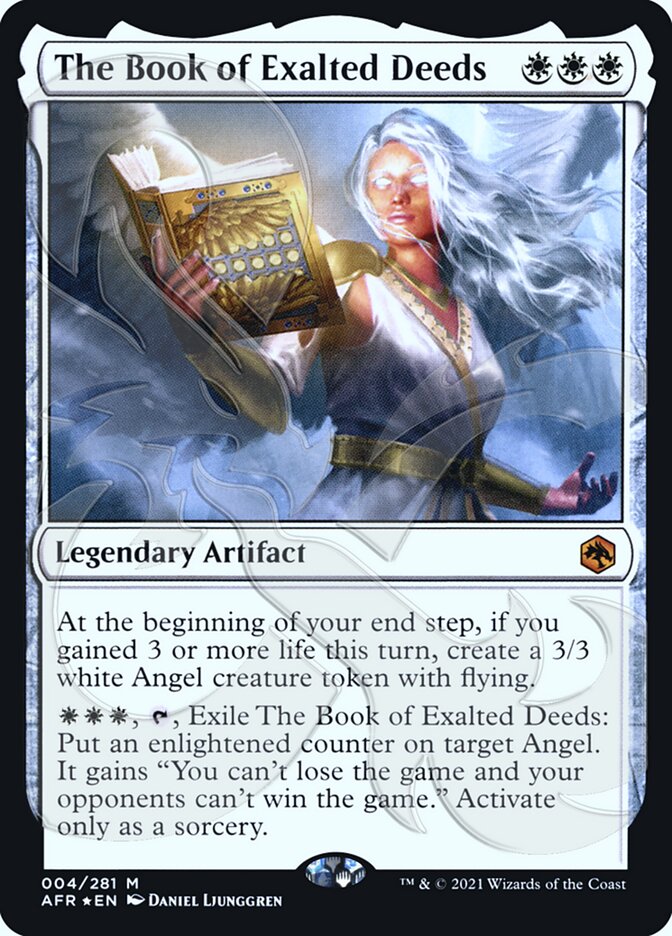 book cards mtg Fantasy North - of Fiends - Spell Book Series I - 100 Textured Matte TCG Card Sleeves - Fits Magic Commander Pokemon and Other Card Games You may cast the copy The Book of Exalted Deeds