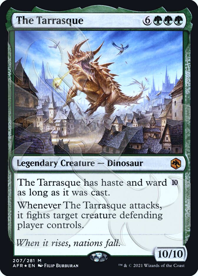 mtg tarrasque card Magic The Gathering - The Tarrasque (207)
