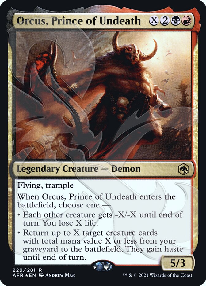orcus mtg card Orcus, Prince of Undeath Print Each other creature gets Orcus, Prince of Undeath |