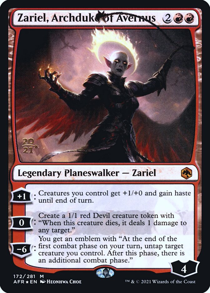zariel mtg card Zariel, Archduke of Avernus [285] [Borderless] [Adventures in the Forgotten Realms] [Foil] – Face to Face Games there is an additional combat phase. Zariel Archduke Avernus 19 /