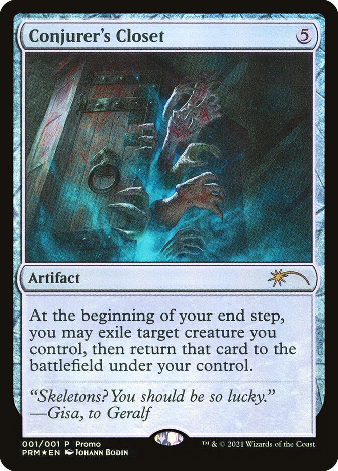 mtg cards like conjurer's closet [Borderless] #321 Prices | Magic Innistrad Remastered then return that card to the battlefield under your control. Conjurer's Closet | Promotional |