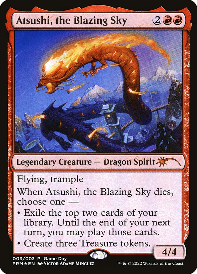 Atsushi, the Blazing Sky | Promotional | Card Kingdom