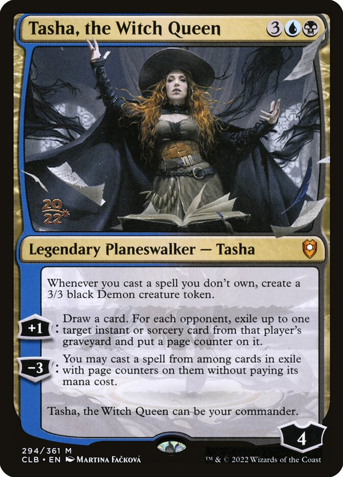tasha mtg card MTG Commander Deck EDH Deck Tasha, the Witch Queen 100 Magic Cards   Moonveil Games
