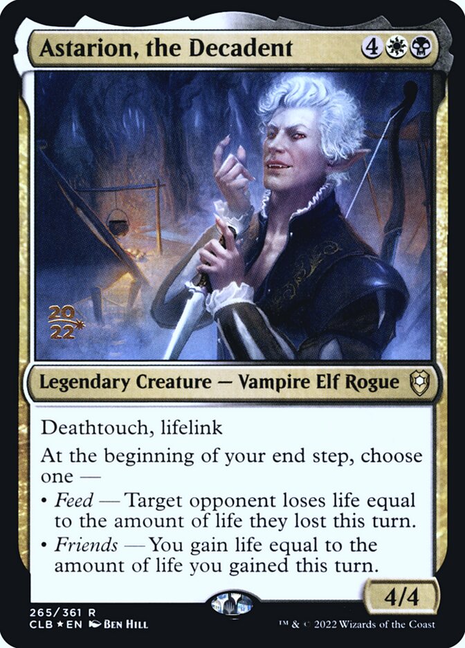 mtg astarion commander deck Astarion, the Decadent [Commander Legends: Battle for Baldur's Gate Pr  Card Citadel Feed  Target opponent loses life equal to the amount of life they lost this turn Amazon.com: MTG Secret Lair: Astarion's