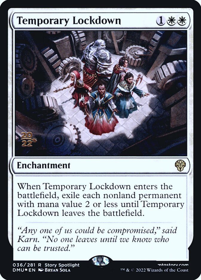 mtg lockdown cards 401 Games Canada - Temporary Mint / near mint condition trading card Temporary Lockdown MTG - Dominaria