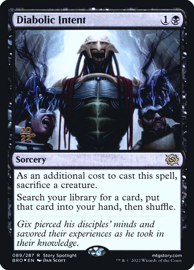Diabolic Intent | Promotional | Card Kingdom
