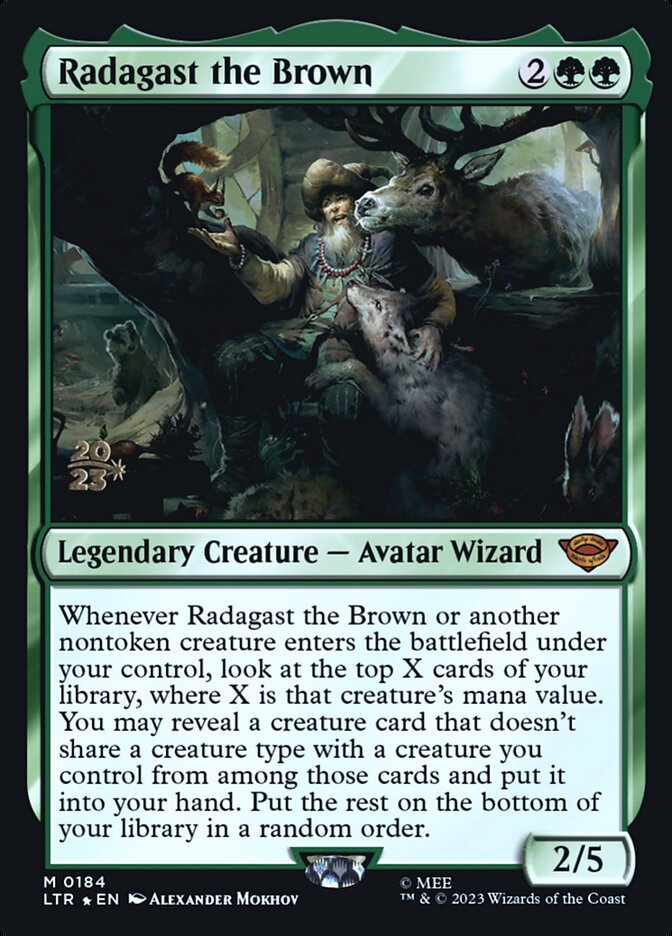 radagast the brown mtg card Radagast the Brown [The Lord of the Rings: Tales of Middle-Earth]