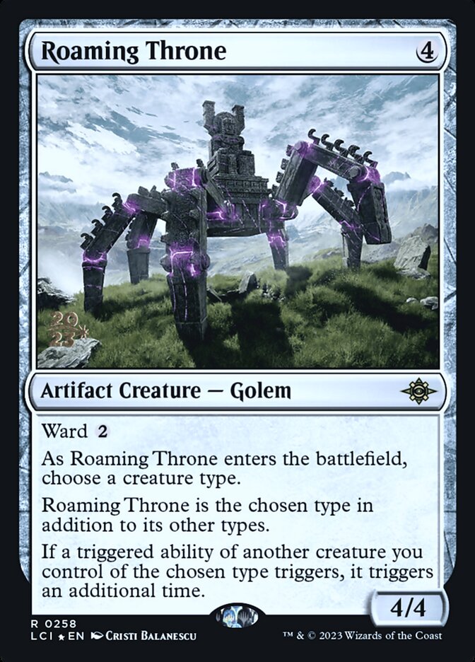 mtg cards like roaming throne Roaming Throne | Promotional