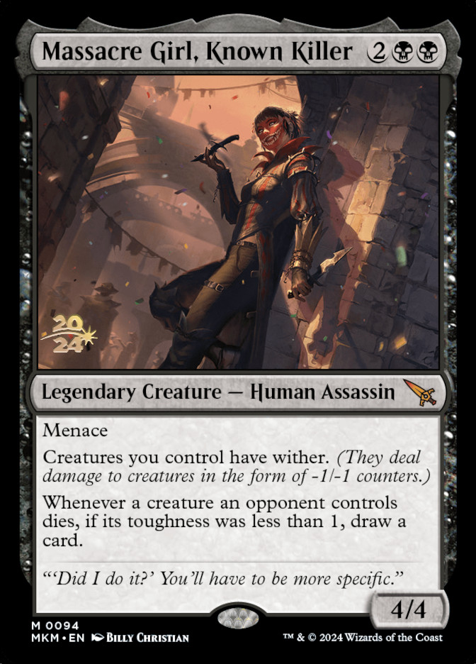 Massacre Girl, Known Killer | Promotional | Card Kingdom